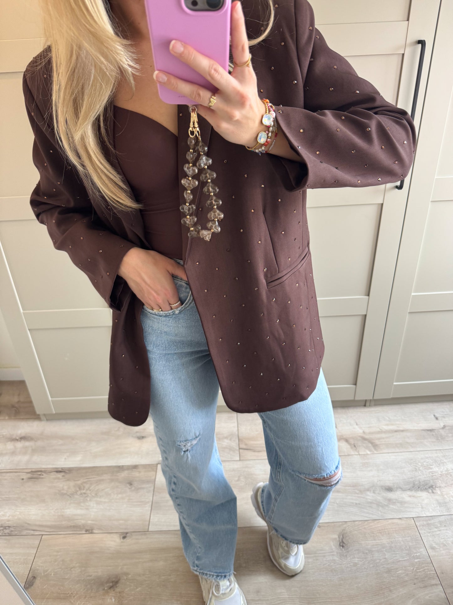 Oversized blazer | Loïs | Bruin