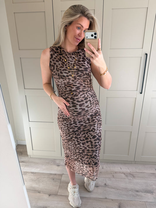 Pre-order Jurk | Maxime | Leo bruin 30-04