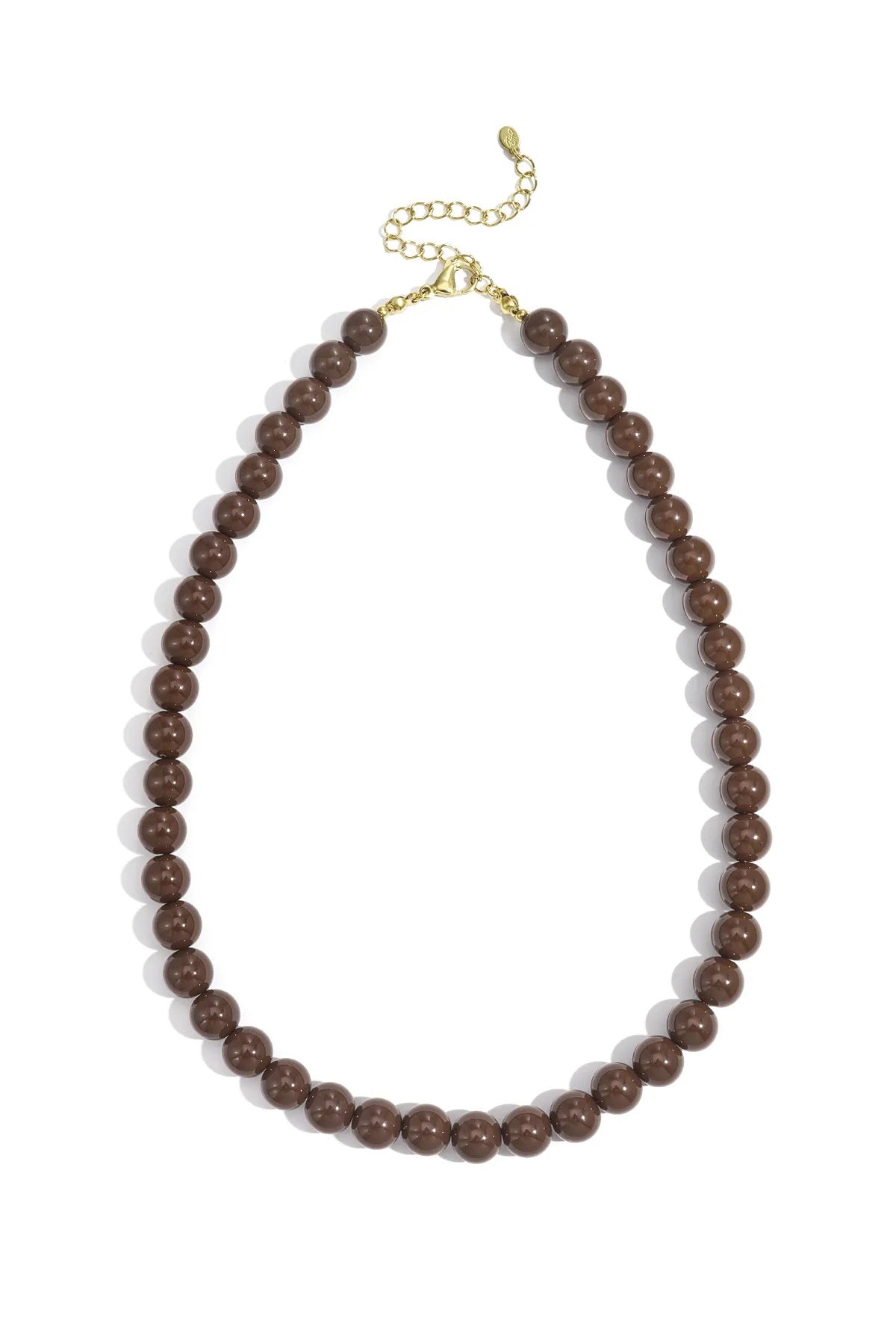 Ketting | Dots | Donkerbruin