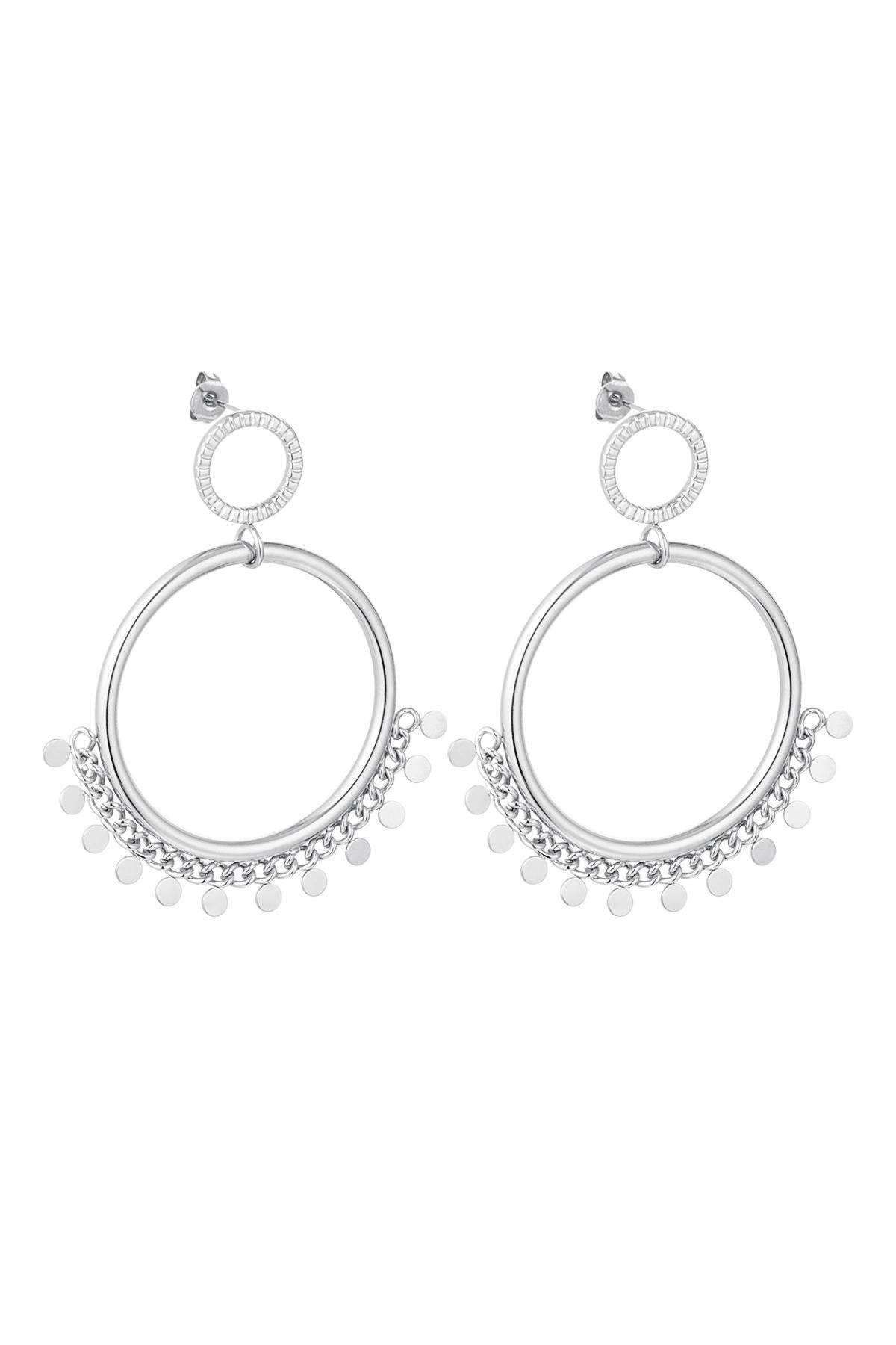 Earrings rounds | Silver